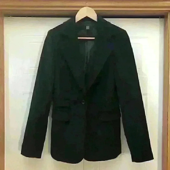 True Religion Single  Button Tailored Black Velvet Blazer Jacket Medium - Picture 10 of 11
